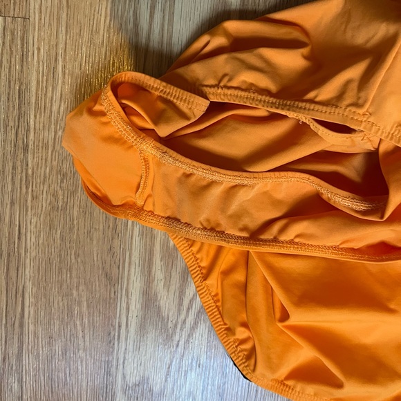 MARYAM NASSIR ZADEH DEIA FRONT TIE ONE PIECE in Orange - Picture 13 of 13